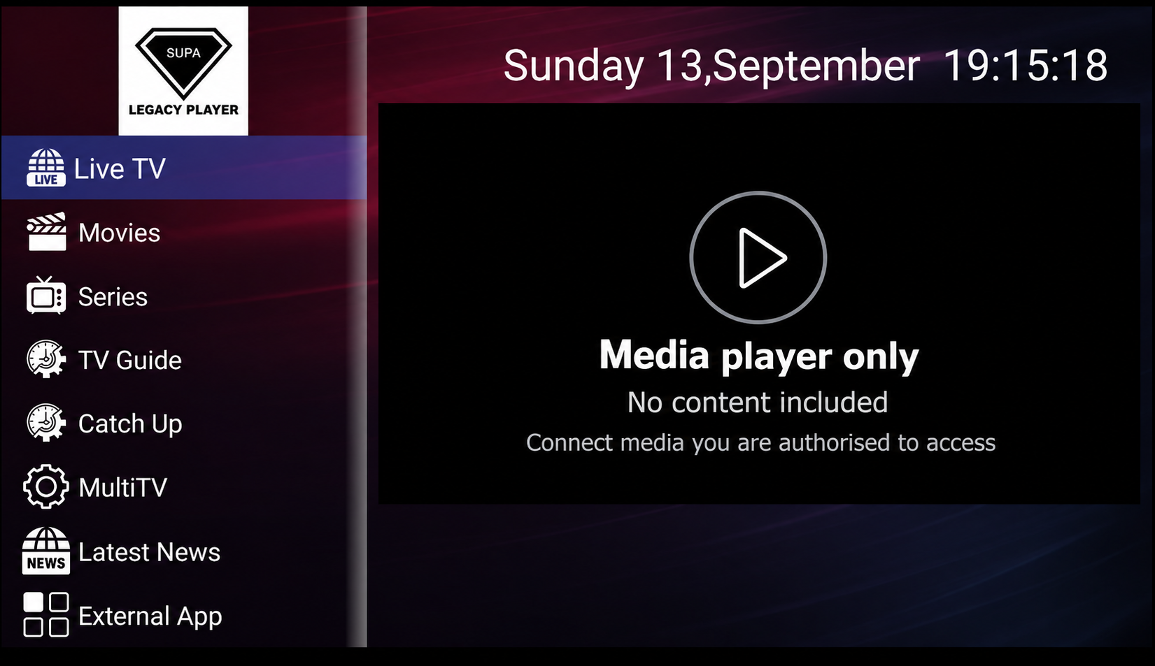 Supa Legacy Player for Android